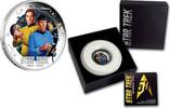 World Coins Tuvalu 1$ Star Trek Captain James T. Kirk And Spock 1oz Silver Coin  2016 