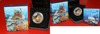 World Coins Australia 2009 - LIONFISH Australian Sea Life The Reef Silver Coin 50c -