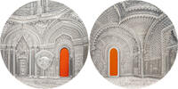World Coins Palau 10$ Tiffany art Orientalism Castle of Sammezzan 2oz Pure Silver Coin -