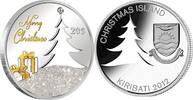 Kiribati 20$ Merry Christmas Tree 2 oz Silver Coin -