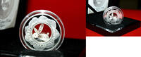 Fiji 1$ RABBIT FILIGREE Lunar Year Cabbage Garden Silver Coin -