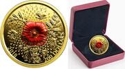 Canada Coins Canada 200$ Armistice Red Poppy 1 oz Pure Gold Coin -
