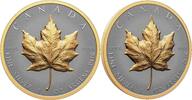 Canada MAPLE LEAF SML Ultra High Relief Gold Plating 1 oz Silver Coin 20$ 2023 Proof