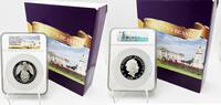 Great Britain 10 Pounds Queens Beasts Falcon 5 oz Silver Coin NGC PF70 -