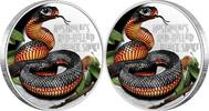 Tuvalu 1$ 2022 Deadly & Dangerous RED-BELLIED BLACK SNAKE 1 oz Pure Silv... 114,99 EUR109,99 EUR  zzgl. 7,00 EUR Versand