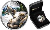Tuvalu 0.5$ The Cubs LYNX 1/2 oz Silver Coin -