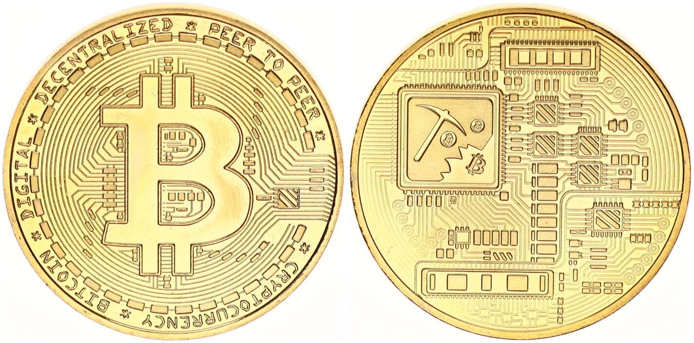 Mit Code Bitcoin Münze - Gedenkmünze - Bitcoin Coin (Neu Und  Originalverpackt Bitcoin Münzen Kaufen
