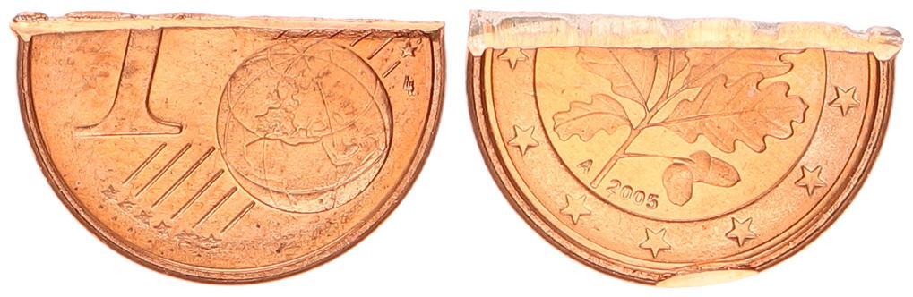 1 Cent Fehlprägung Messing Wert Deutschland / Bundesrepublik Fehlprägung 1 Cent 2005 A Fehlprägung