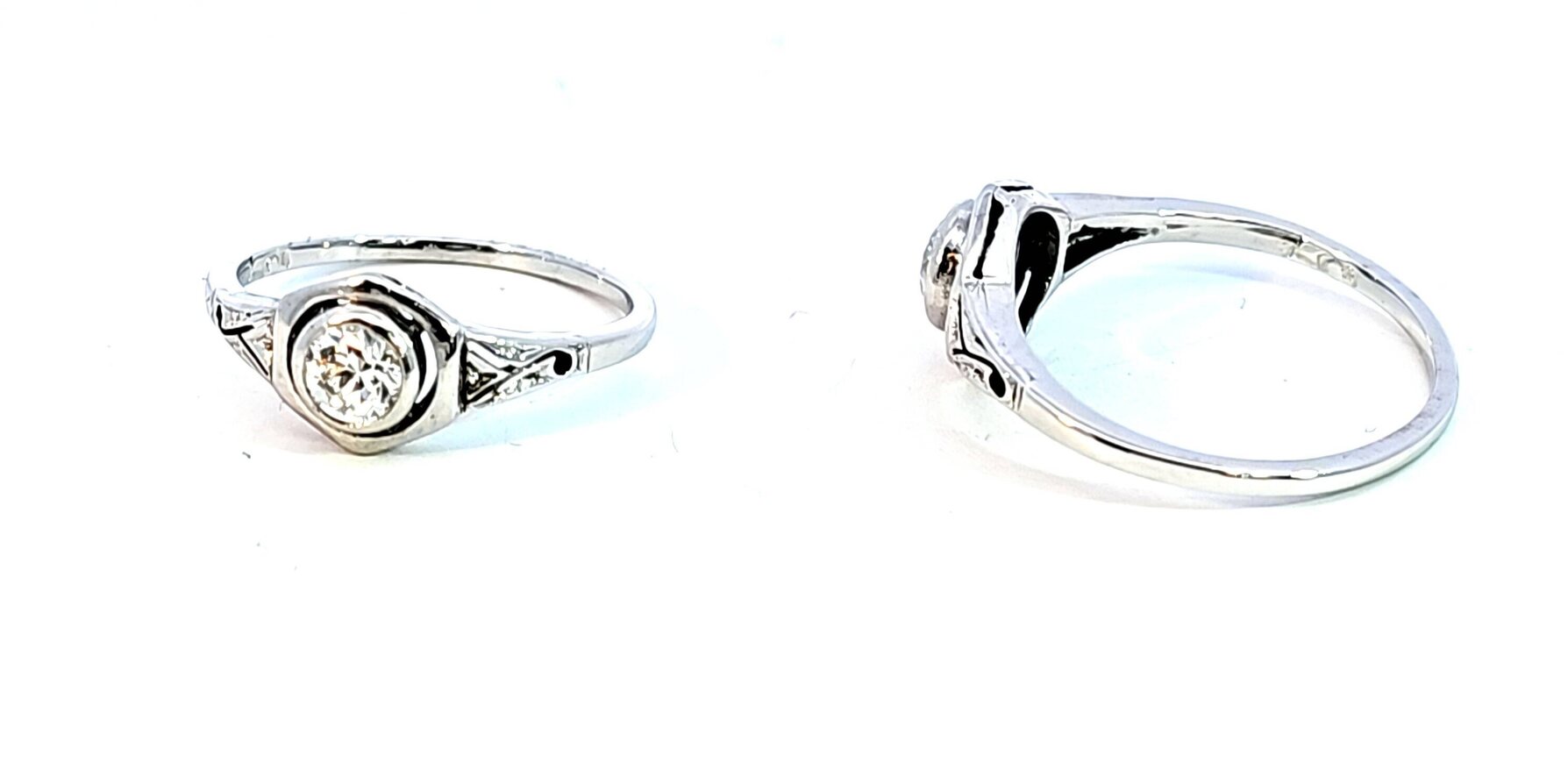 Wunderschne Ring Diamant Weissgold Fotos