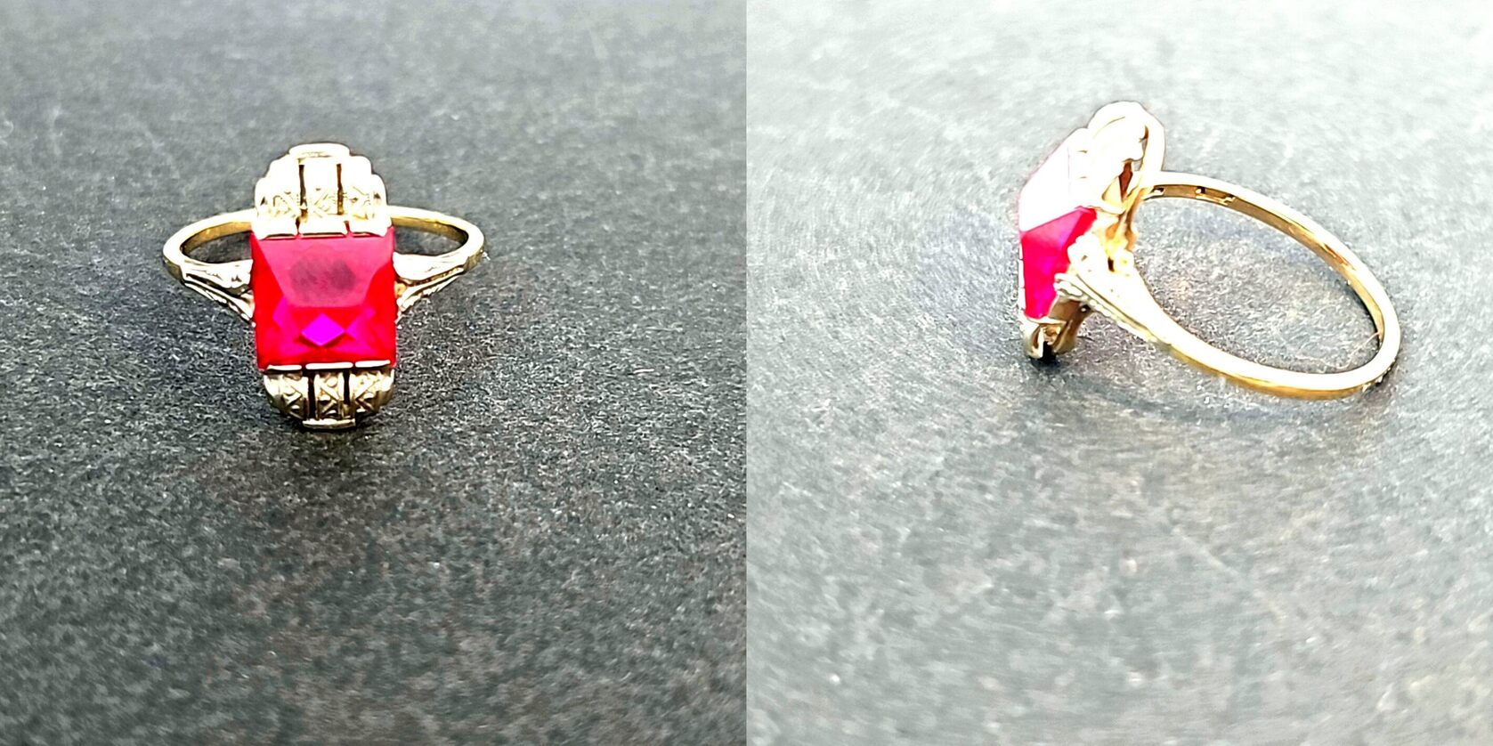 585 Gold Ring Mit Rotem Stein 2 6g Ringgr e 52 Sehr Gut Siehe Fotos 585-gold-ring-mit-rotem-stein-2-6g-ringgr-e-52-sehr-gut-siehe-fotos