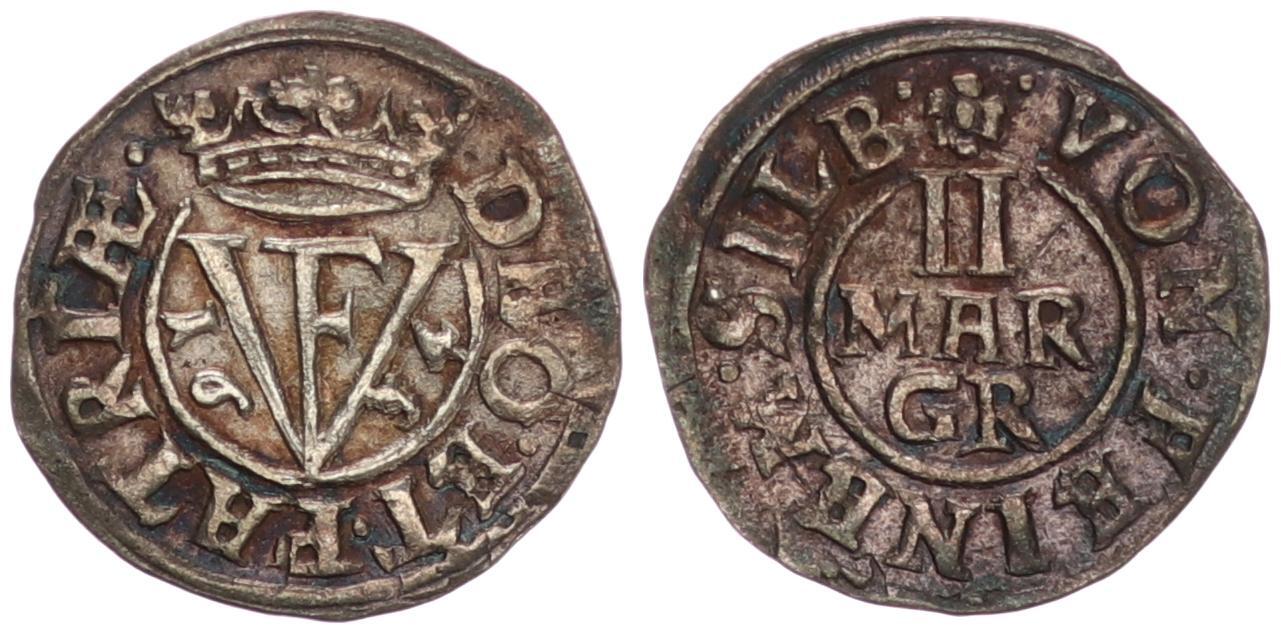 Braunschweig Wolfenbüttel 2 Mariengroschen 1634 Herzog Friedrich