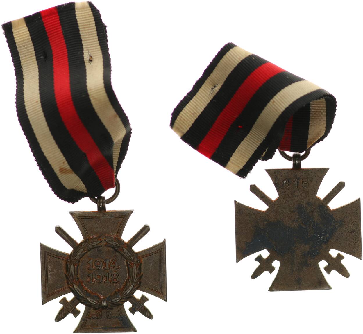 Kaiserreich Orden 1914-18 Ehrenkreuz für Frontkämpfer mit Schwerter mit ...