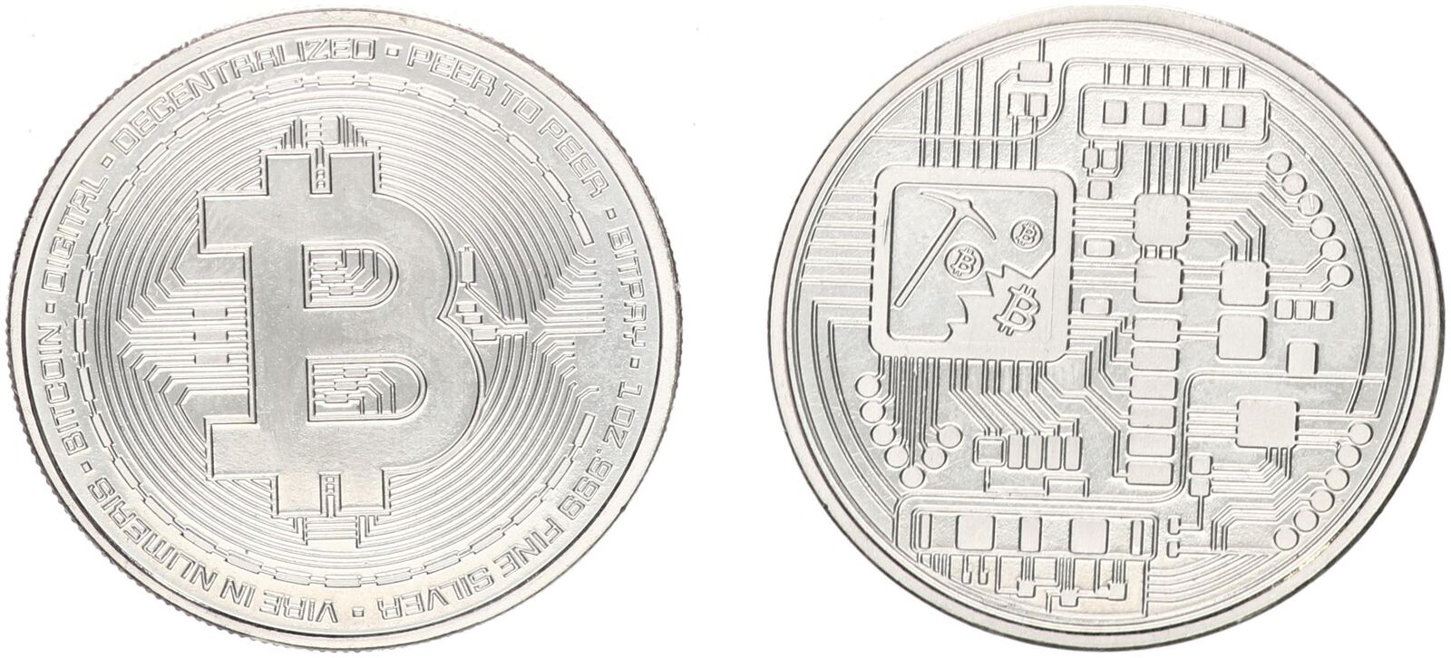 1oz Silber Bitcoin prägefrisch | MA-Shops