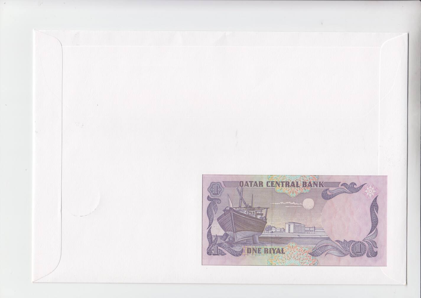 1998 Qatar, 1 Rial-Banknote in Numisbrief kassenfrisch | MA-Shops
