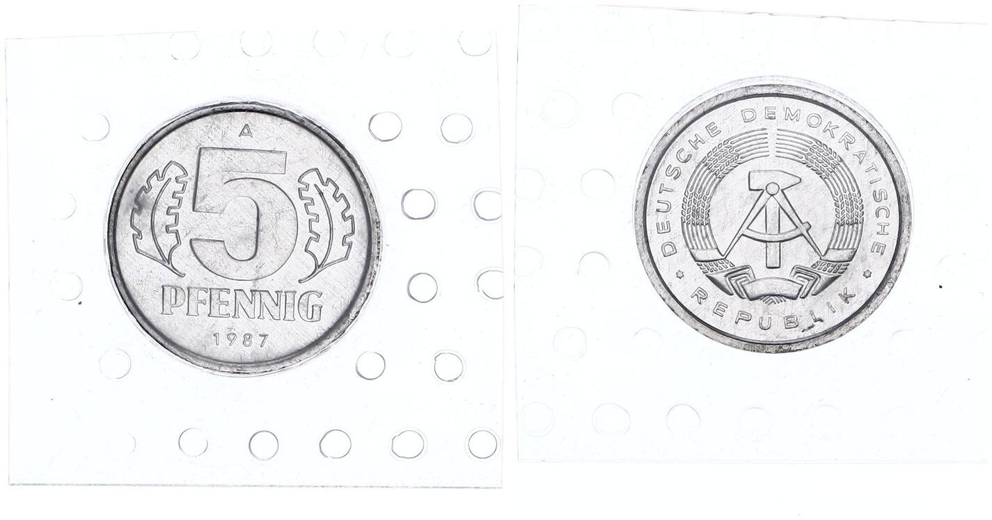 DDR 5 Pfennig 1981 A Aluminium Stempelglanz/Export | MA-Shops - Foto 9