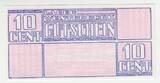 Netherlands 1944 Niederlande/ Lager Westerbork 10 Cent Gutschein kassenfrisch