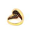 750 Gold Ring mit Diamanten, und Rubin Ringgröße 52-53 Sehr gut, siehe Fotos und Video