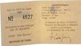 Frankreich 100 Francs 1993 Arc de Triomphe PP in Kapsel,mit Zertifikat