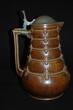 Deutschland Kanne mit Zinndeckel, Jugendstil Kanne mit Zinndeckel, 3Liter, 1910 perfekter Zustand