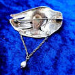 925 Silber Brosche13,19g, ca.4.5cm groß Sehr gut, siehe Fotos und Video