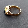 750 Gold Ring mit Turmalin und kleinen Diamanten , Ringgröße 52 Sehr gut sehe Fotos