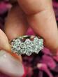 585 Gold Ring mit Diamanten ca.0,8 Karat Ringgröße 53 Sehr gut, siehe Fotos und Video