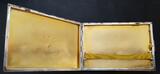 Deutschland/Afghanistan 1928 Zigarettenetui Geschenk /Auszeichnung des Königs an einen Reichsbahner, selten! Sehr guter Zustand, im Godet Original Etui