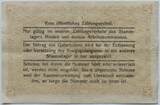 Minden, Westfalen 5 Mark 1916 Gefangenenlager, Faks-Us. Düker, Rs. Druck schwarz, Notgeld winziges Fehlstück, gebraucht