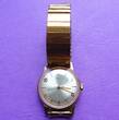 USA, unbek. Herst.jahr, solide vergoldete TIMEX (USA) HERREN ARMBANDUHR, gute Funktion, altersentspr. Gebrauchsspuren, siehe Fotos