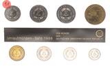 DDR KMS 1988 1 Pfennig bis 5 Mark Strecken St, Exportqualität