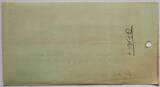 Israel/ Palästina alter Scheck 26.6.1936 Kedem Kredit Bank Ltd Jerusalem, mit Briefmarke gelocht, leicht gebraucht