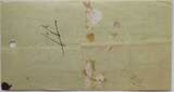 Israel/ Palästina alter Scheck 5.8.1936 Kedem Kredit Bank Ltd Jerusalem, mit Briefmarke und Stempeln revers Klebereste, Papierabrieb, gebraucht