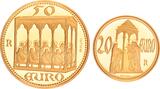 San Marino 20€ und 50€ Gold 2003 Giotto - Cappella Scrovegni 1303 PP