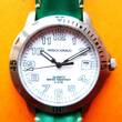 unbek. Herst.land, unbek. Herst.jahr, solide Patrick Arnaud DAMEN ARMBANDUHR, Datum, Zentr.sek.,Quartz, neue Batt., altersentsprechende Abnutzungszeichen, siehe Fotos