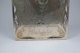 Deutschland/Russland, Wladiwostok schöne alte Jugendstil Silberplakette Jugendstil Silberplakette August 1907 Wladiwostok vz, bestens