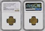 GERMANY TOKEN um 1905 Deutsch-Ostafrika Linie - Wiegemarke der Woermann - bzw. DOA Linie NGC MS 63