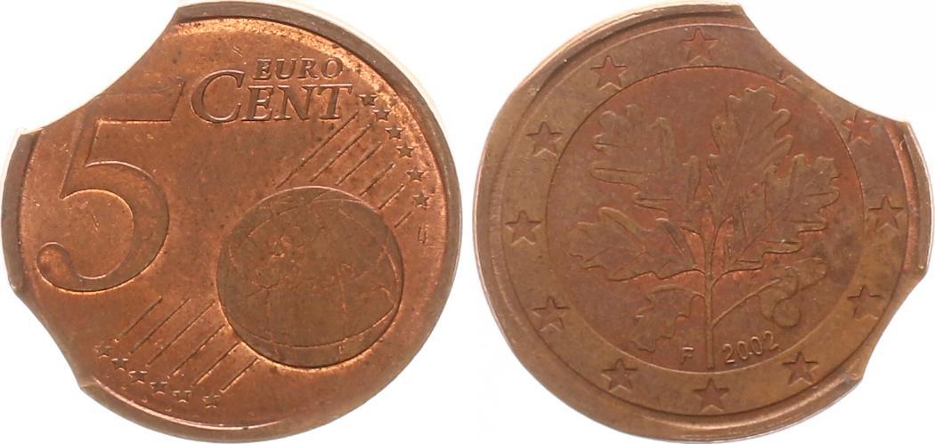 Fehlpragung 5 Cent 2002