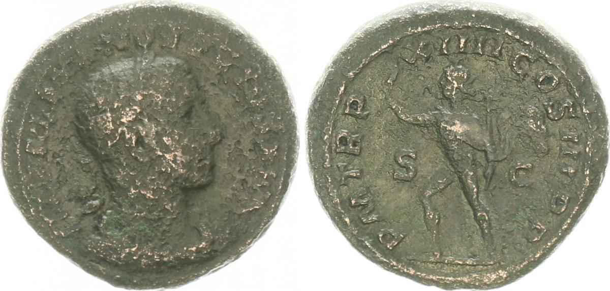 Antike / Römische Kaiserzeit / Caracalla 198217 Caracalla As Sol n.l