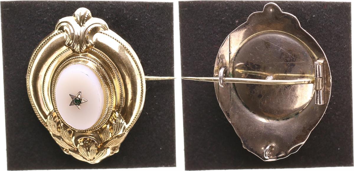 Deutschland / Biedermeier Biedermeier Anhänger/Brosche ca. 1880