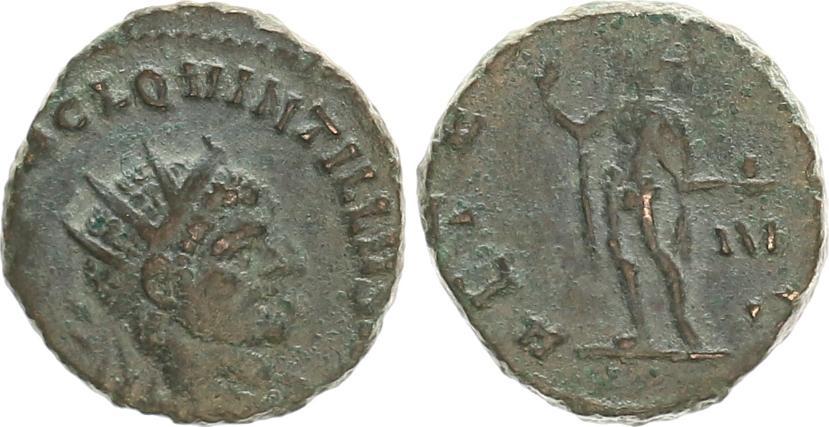 Antike / Römische Kaiserzeit / Quintillus 270 Quintillus Antoninian Sol