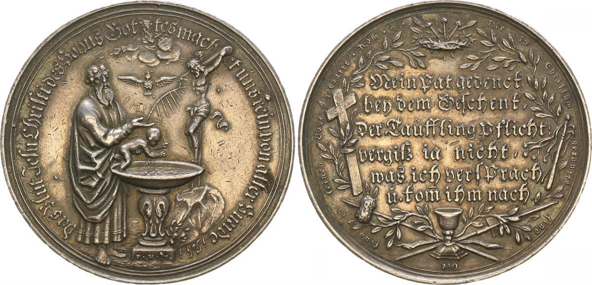 Ca 1700 Altdeutschland Taufmedaille Von Phillip Heinrich M ller ca-1700-altdeutschland-taufmedaille-von-phillip-heinrich-m-ller