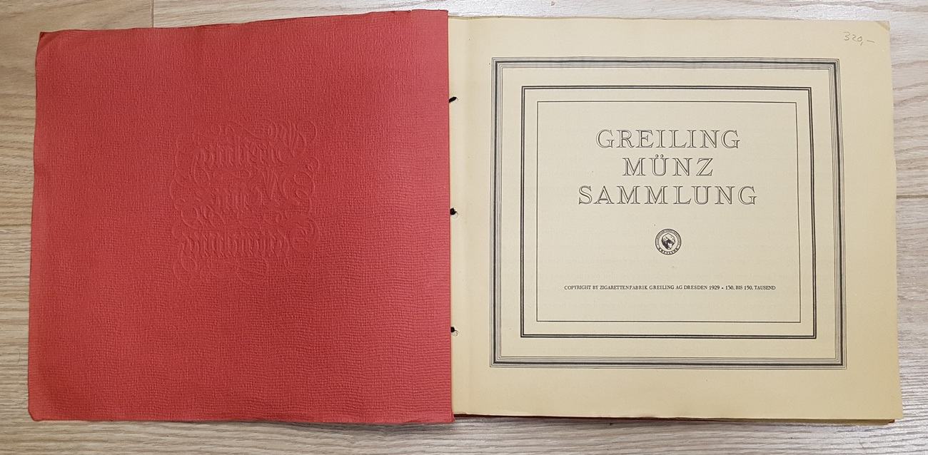 Greiling Kaiserreich Sammelalbum ca.1929 Greiling Münzsammlung, Die kuranten ...