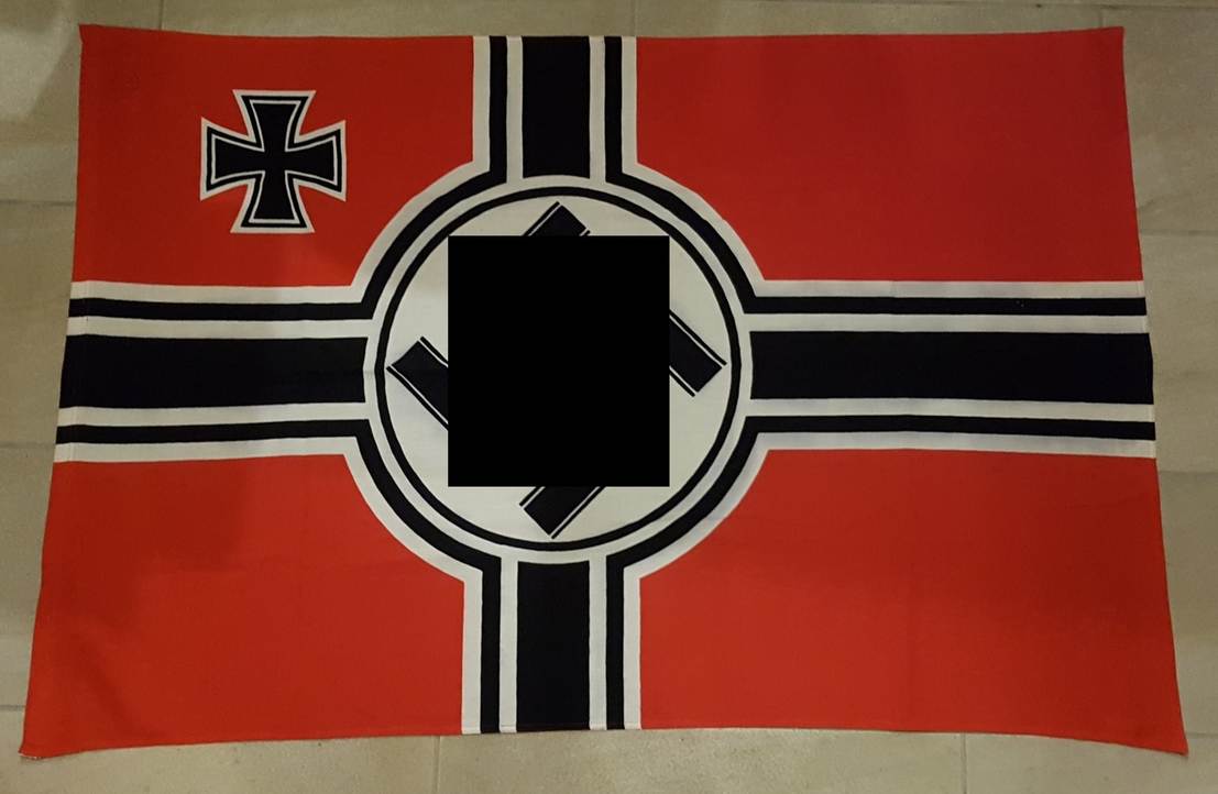 Deutschland /3. Reich Reichskriegsflagge / Marineflagge 3. Reich Reichskriegsflagge von 1938 bis Deutschland /3. Reich Reichskriegsflagge / Marineflagge 3. Reich Reichskriegsflagge von 1938 bis