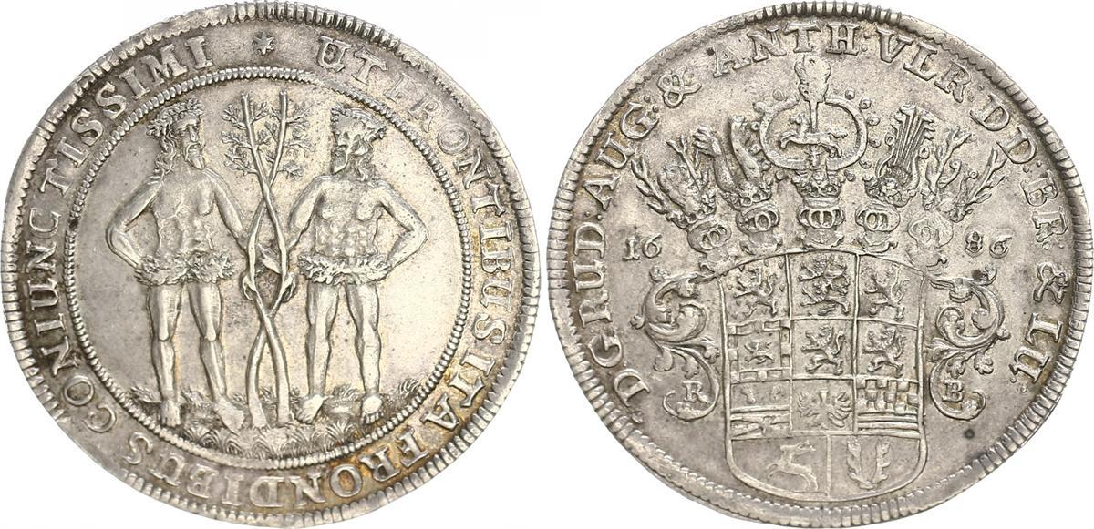 Braunschweig / WolfenbüttelFürstentum 1 Reichstaler 1686 1 Taler