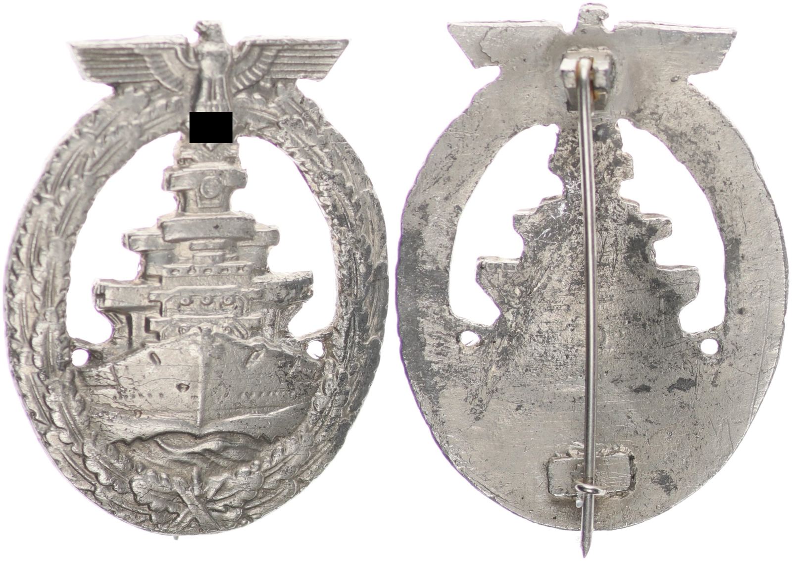 3. Reich Orden 1940 Flottenkriegs-Abzeichen Hersteller fo vz ...