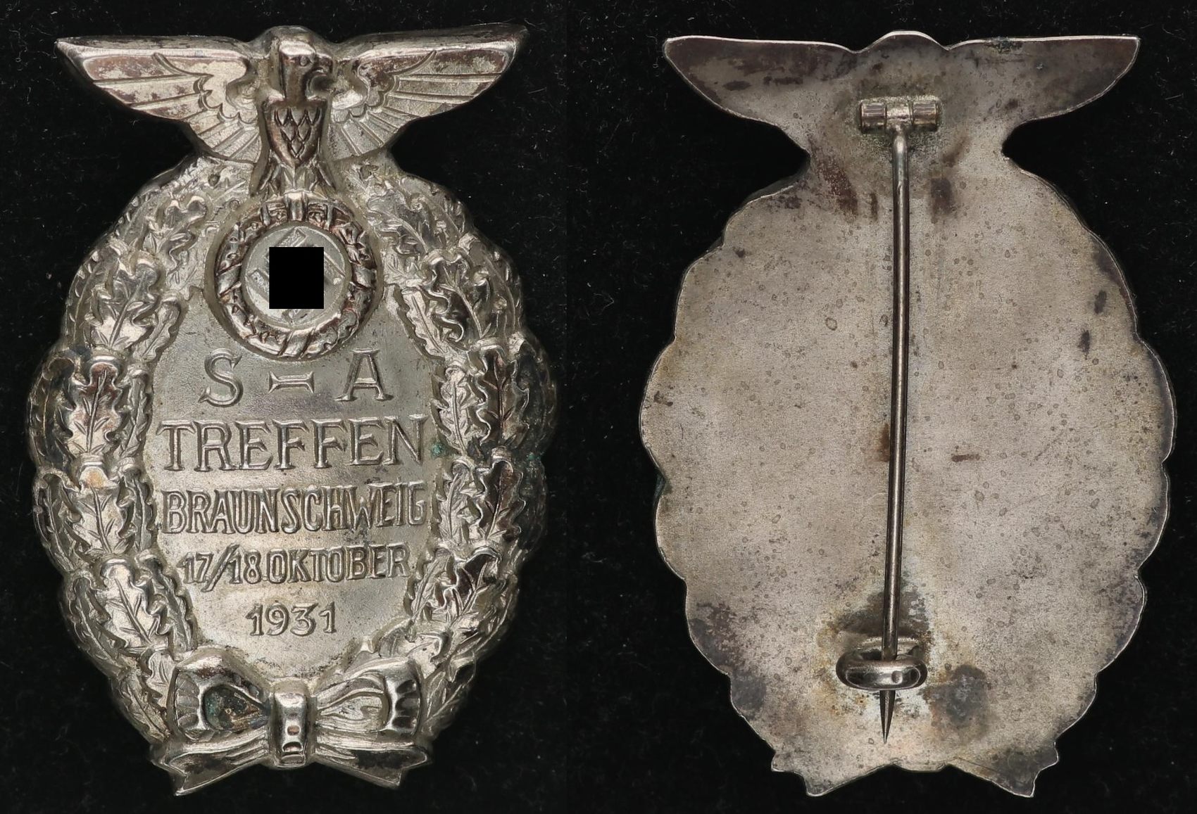 3. Reich SAAbzeichen Treffen Braunschweig 1931 12/18.Okt. 31 SA