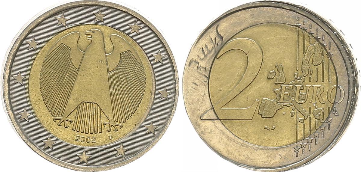2 Euro Fehlprägung Deutschland BRD 2