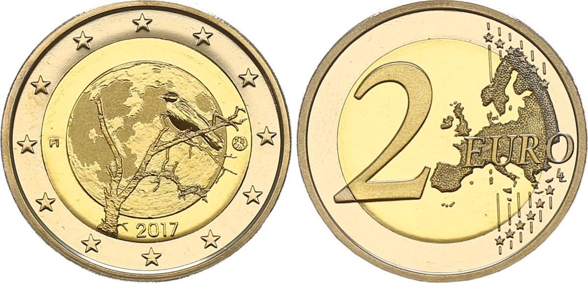 2 Euro 2 € Münze Finnland 2017 Finnische Landschaften, Finnische Natur PP 2 Euro 2 € Münze Finnland 2017 Finnische Landschaften, Finnische Natur PP