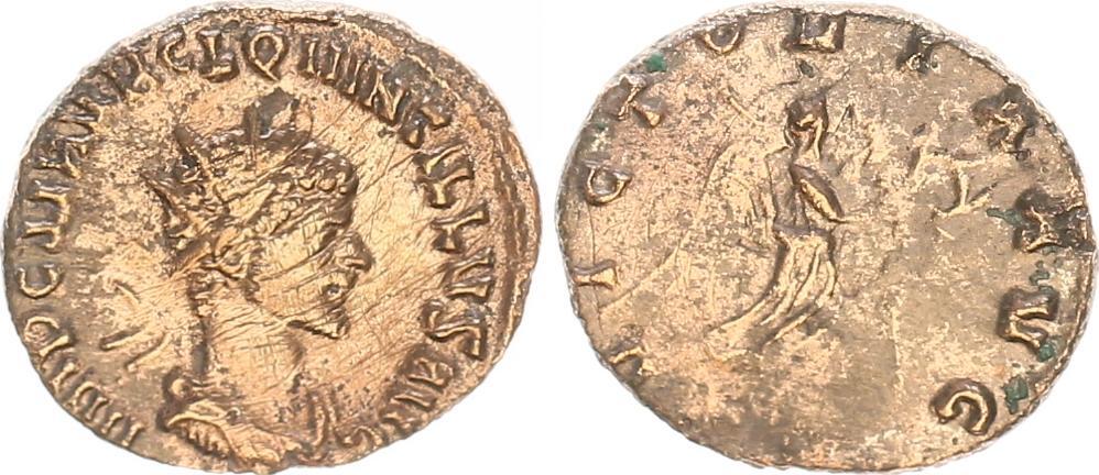 Antike / Römische Kaiserzeit / Quintillus 270 Quintillus Antoninian