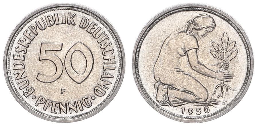 Luxus 50 Pfennig Wert Tabelle 1950 Bildnull